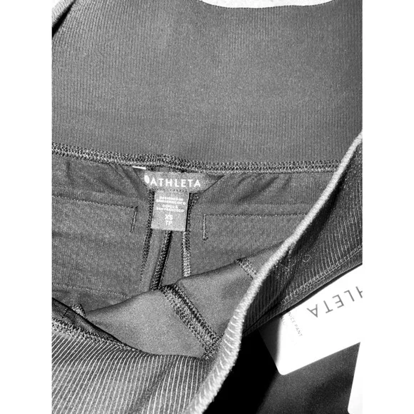 Athleta Venice Pant Black High Rise Wide Leg Athleisure Women's XS - Picture 5 of 7